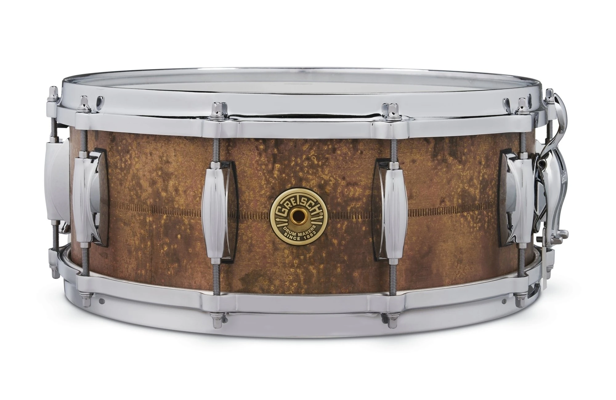 Gretsch Sig. Keith Carlock 14x5,5 Brass Snare Vintage Patina